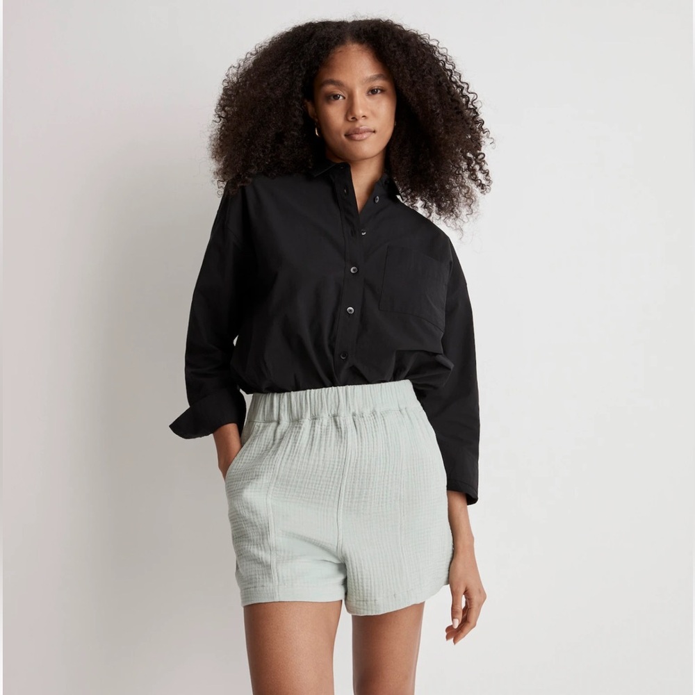 Madewell Easy Pull-On Shorts in Lightspun - Picture 5 of 6